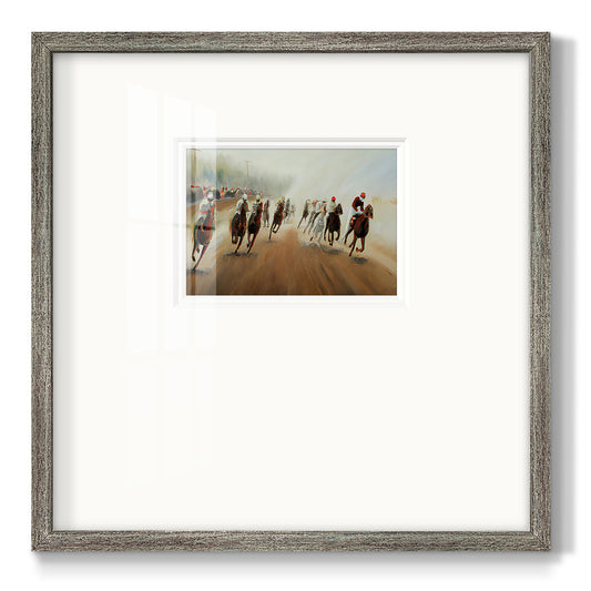 Around the Corner Premium Framed Print Double Matboard