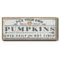Pumpkin Patch I - Floater Framed Canvas Print