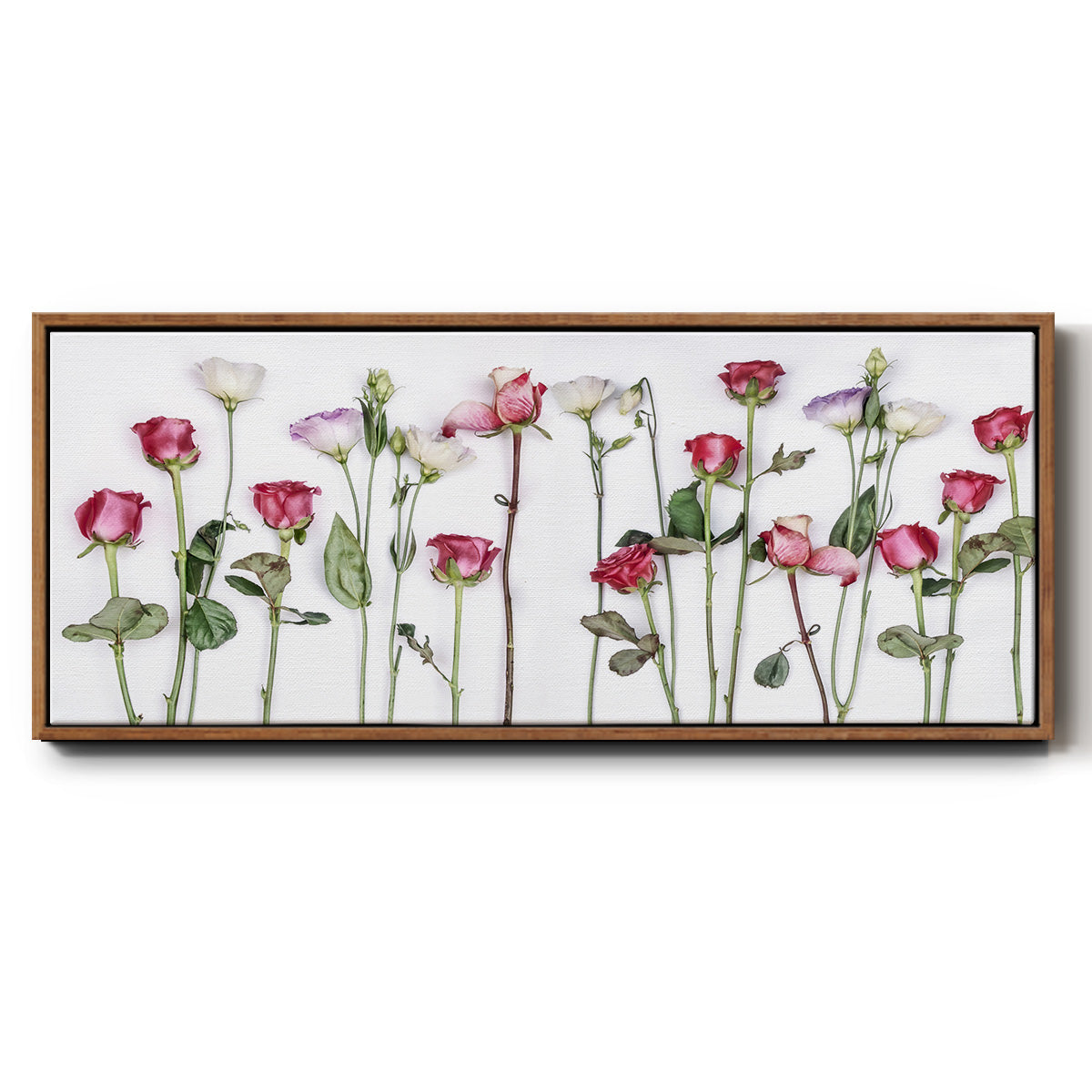 Rouge Moderne Panel - Floater Framed Canvas Print