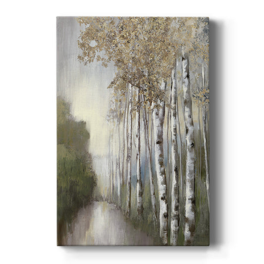 Woodland Walk Neutral Premium Gallery Wrapped Canvas - Ready to Hang