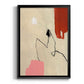 Terra Rosa Abstract II - Modern Framed Canvas Print