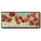 Warm Meadow Poppies - Floater Framed Canvas Print