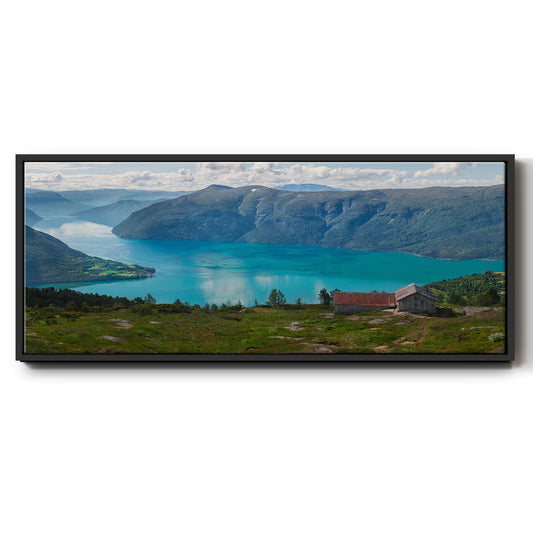 Reflection II - Floater Framed Canvas Print