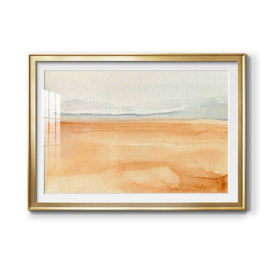 Ash Blue Horizon I Premium Framed Print - Ready to Hang