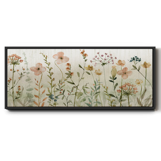 Fall Sketchbook - Floater Framed Canvas Print