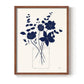Indigo Sketch Bouquet I - Restickable Framed Art Print