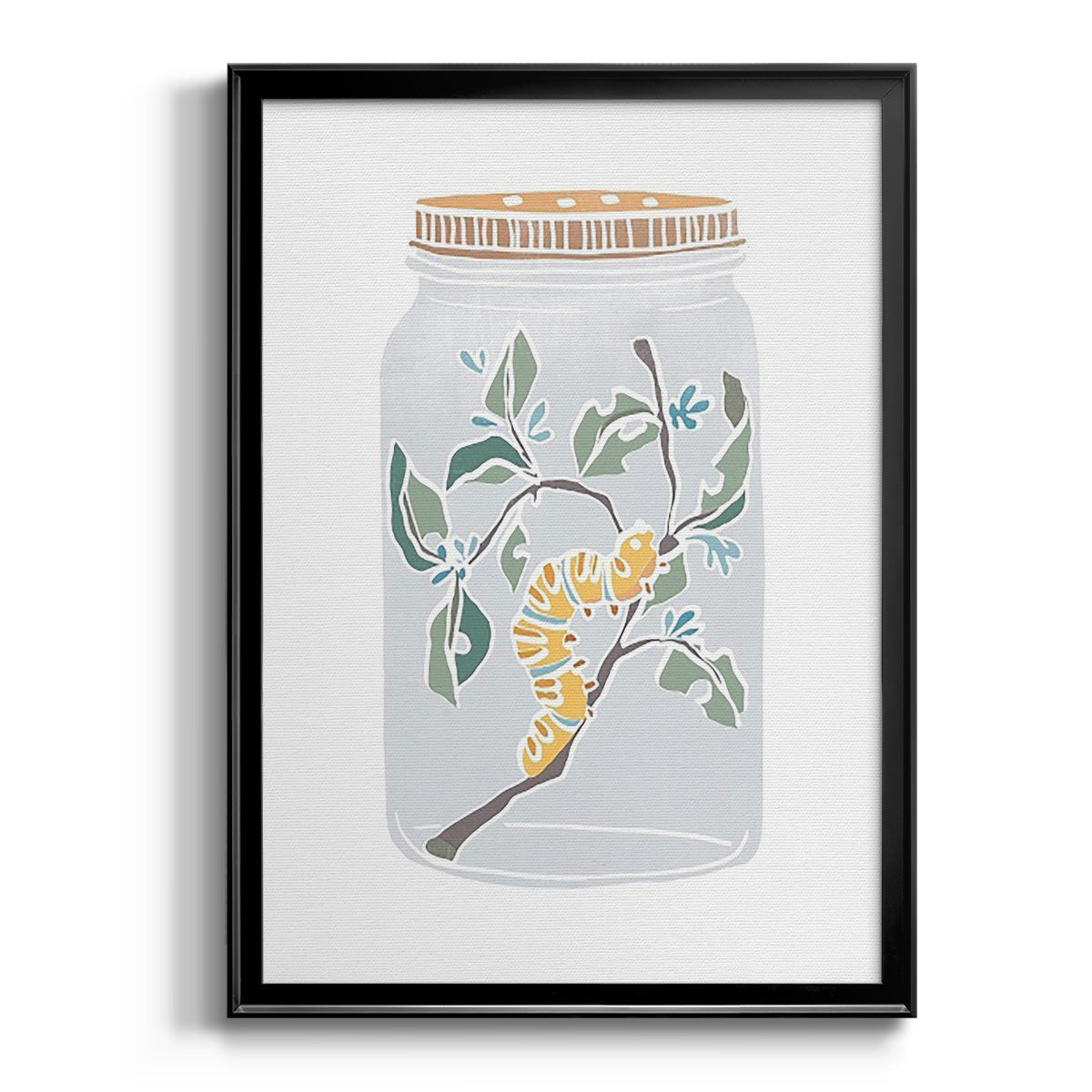 Nature Jar IV - Modern Framed Canvas Print