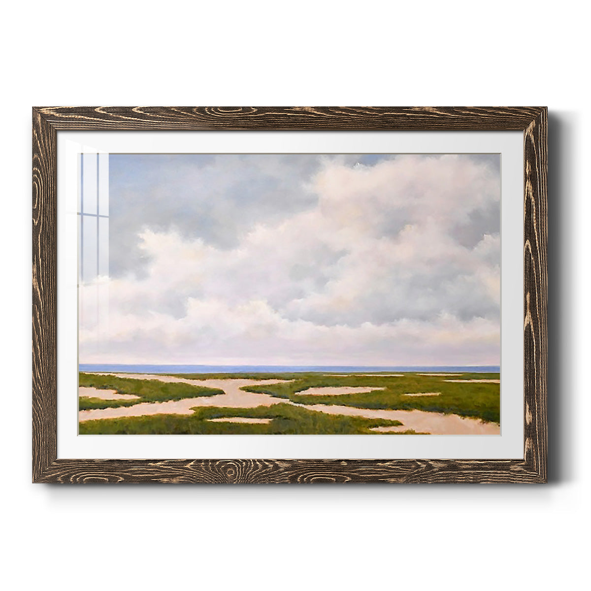 Beach Dunes - Barnwood Framed Art Print