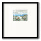 Coastal Garden - Double Matboard Framed Print