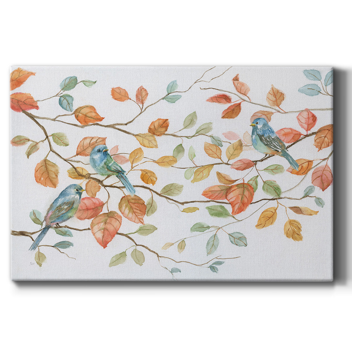 Bird Trio - Canvas Art Print