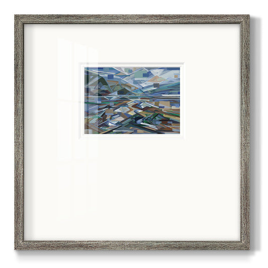 Low Tide Premium Framed Print Double Matboard