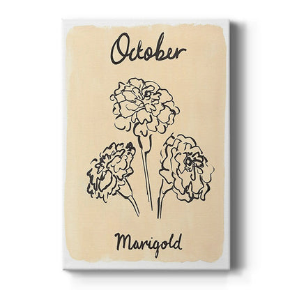 Birth Month X - Canvas Art Print
