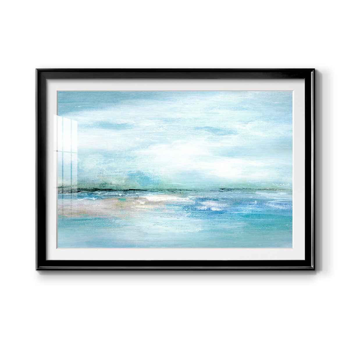 Silhouette Sunset - Modern Framed Art Print