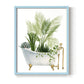 Plant Bath I - Restickable Framed Art Print