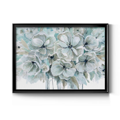 Teal Harmony I - Modern Framed Canvas Print