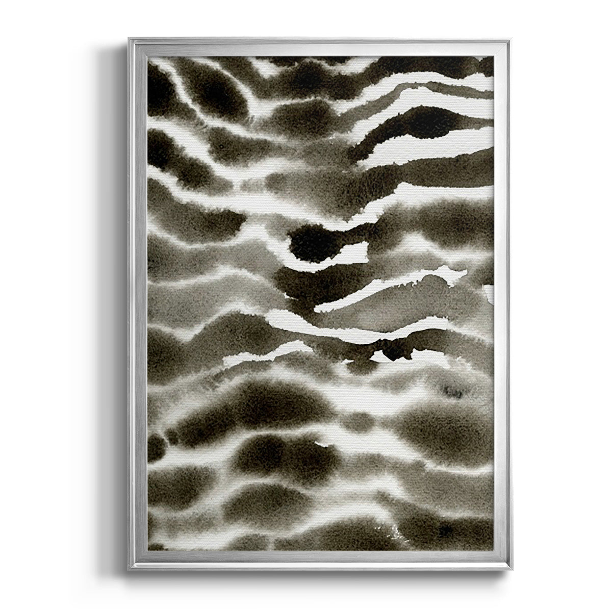 Jungle Stripe II - Modern Framed Canvas Print