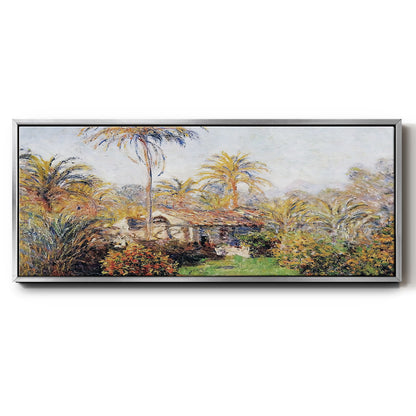 Small Country Farm in Bordighera, 1884 - Floater Framed Canvas Print