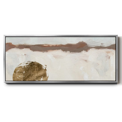Winter Medallion I - Floater Framed Canvas Print