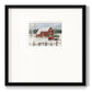 Christmas Farmyard - Double Matboard Framed Print