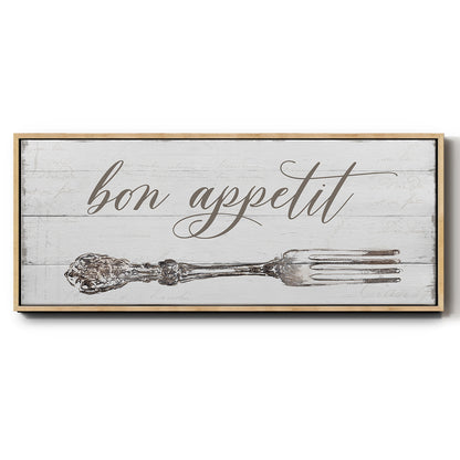 Bon Appetit - Floater Framed Canvas Print