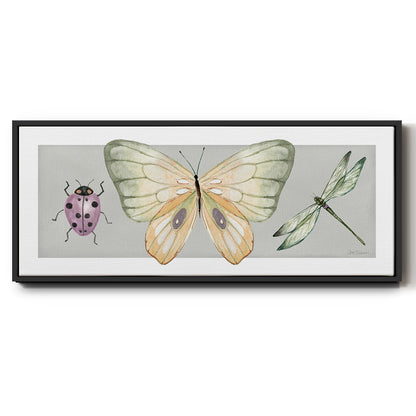 Pretty Insects I - Floater Framed Canvas Print