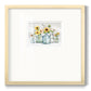 Sunflower Extravaganza - Double Matboard Framed Print