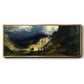 A Storm in the Rocky Mountains - Floater Framed Canvas Print