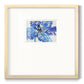 Fleur Bleue I Premium Framed Print Double Matboard