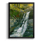 Kent Falls - Modern Framed Canvas Print