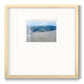 Aegean Blue Water - Double Matboard Framed Print