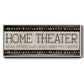 Home Theater - Floater Framed Canvas Print
