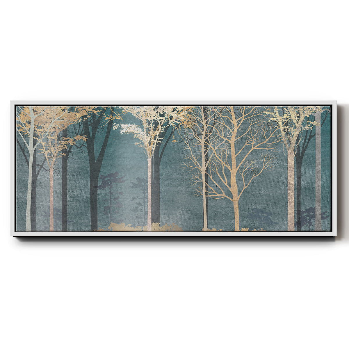 Into the Woods - Floater Framed Canvas Print