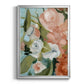 Bouquet Scatter II - Modern Framed Canvas Print