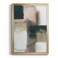 Marble Block Symmetry III - Modern Framed Canvas Print