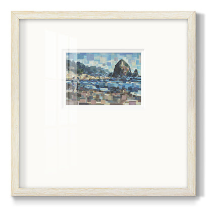 Evening in Cannon Beach - Double Matboard Framed Print