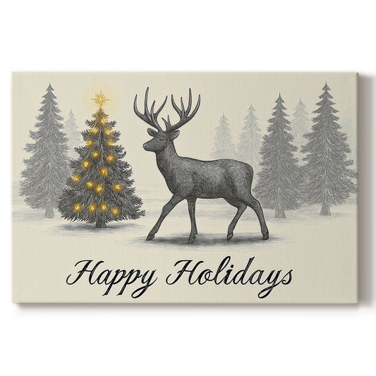 Silver Dusk Carol - Canvas Art Print