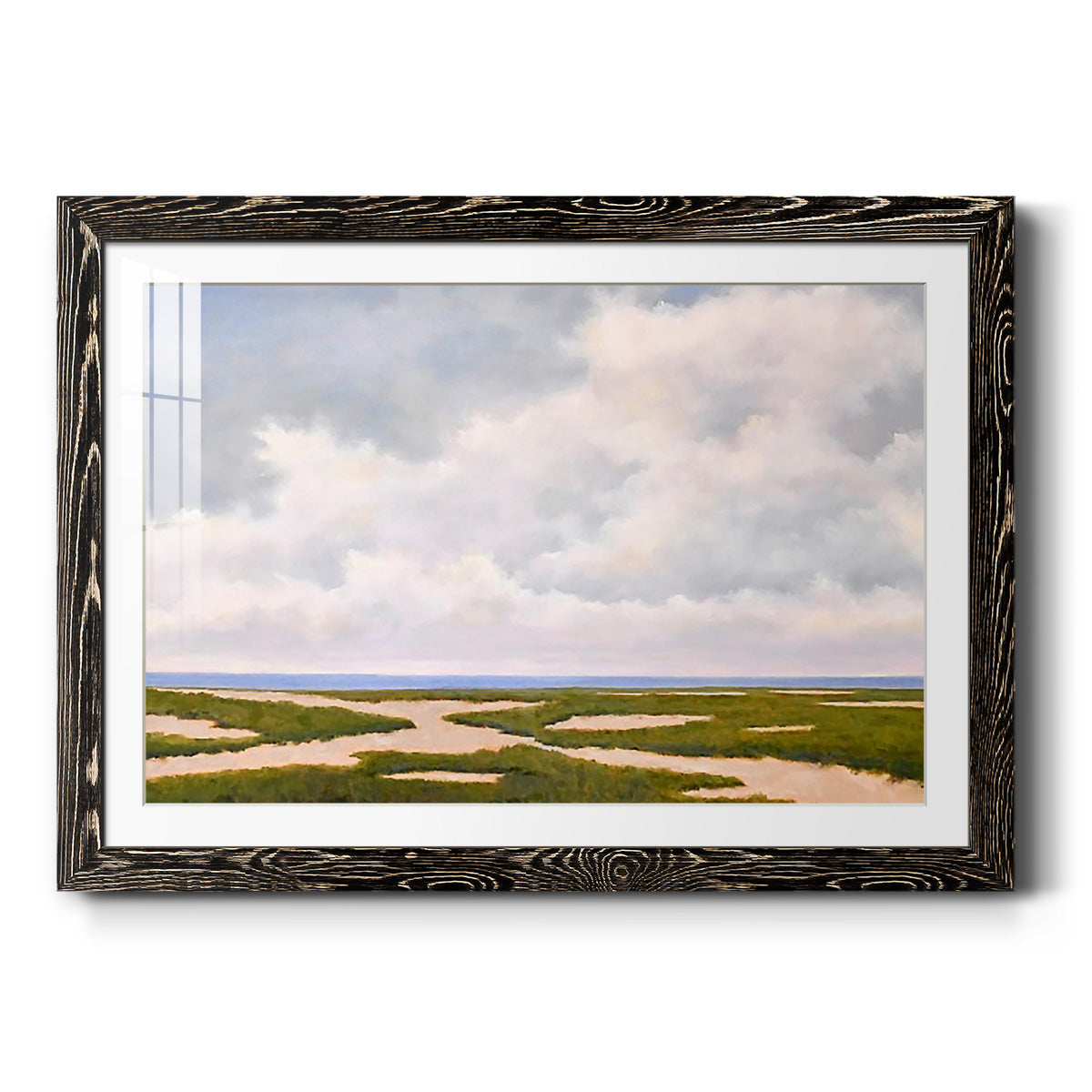 Beach Dunes - Barnwood Framed Art Print