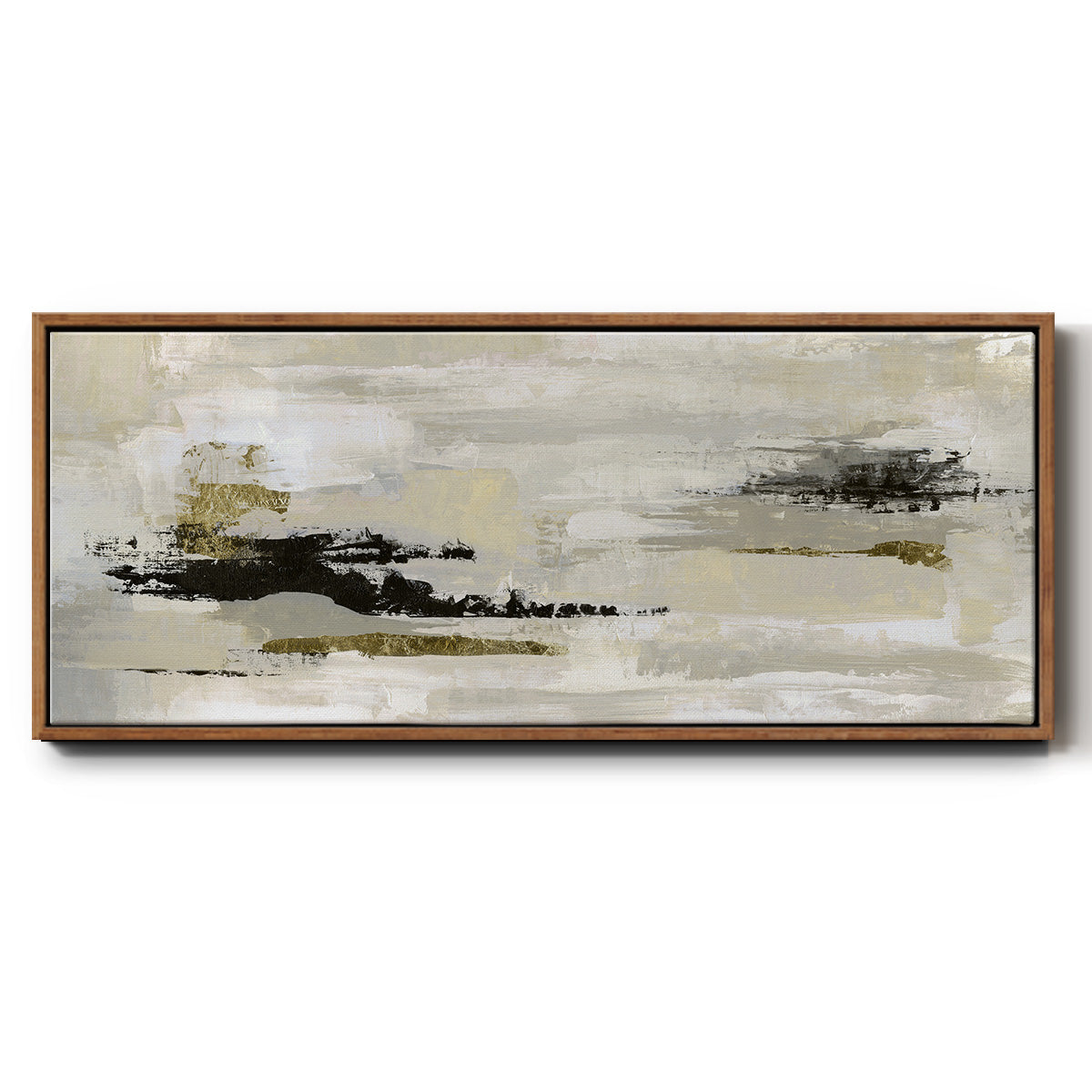 Summer Saffron - Floater Framed Canvas Print