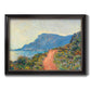 Affiche La Corniche près de Monaco Peinture - Ornate Framed Canvas Print