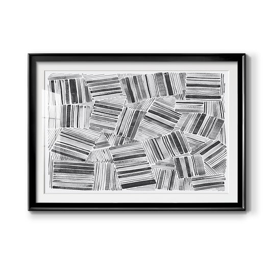 Quilted Pattern III - Modern Framed Art Print