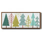 Modern Holiday Collection D - Floater Framed Canvas Print