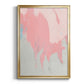 Blushing Abstract II - Modern Framed Canvas Print