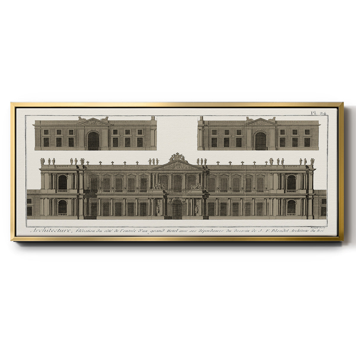 Buildings & Facades I - Floater Framed Canvas Print