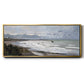 The Beach at Saint Adresse, 1876 - Floater Framed Canvas Print