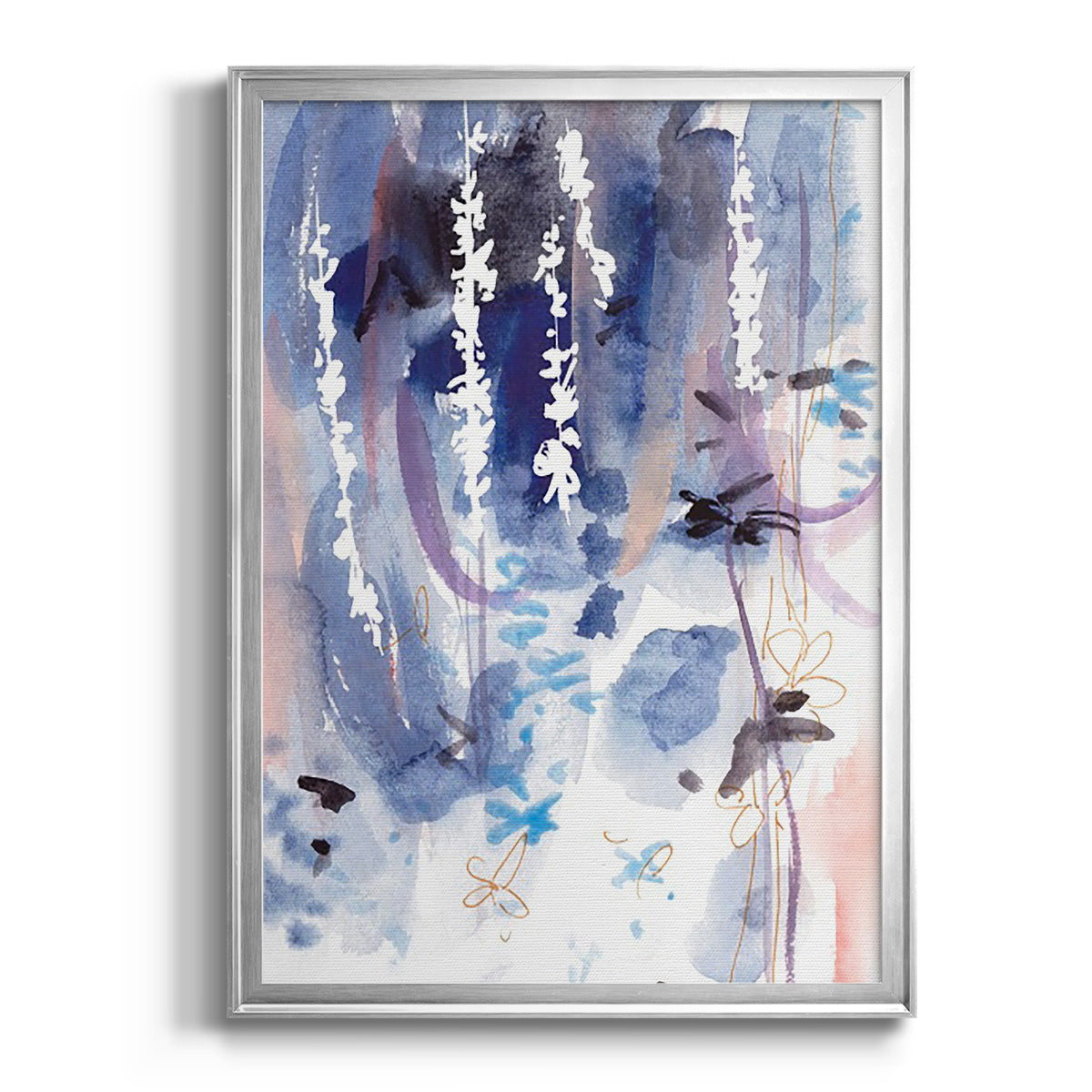 Late Night Breeze II - Modern Framed Canvas Print