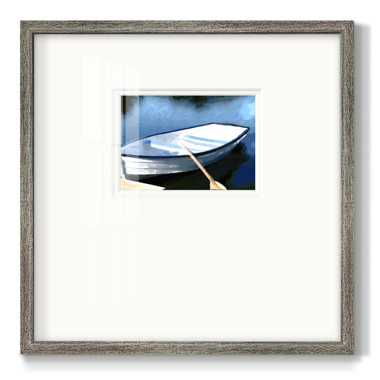 Colorful Rowboat III Premium Framed Print Double Matboard