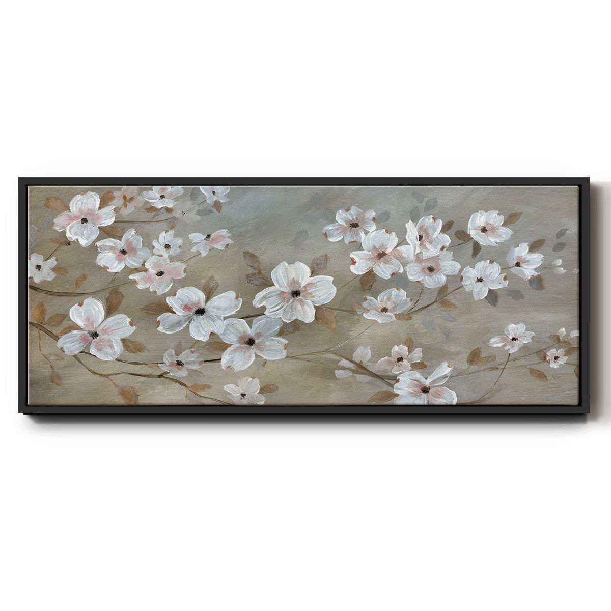 Dogwood Dream - Floater Framed Canvas Print