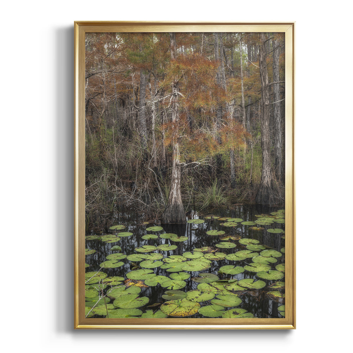 Black Water I - Modern Framed Canvas Print