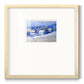 Snow Barn vI - Double Matboard Framed Print