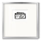 Boombox Sketch Premium Framed Print Double Matboard